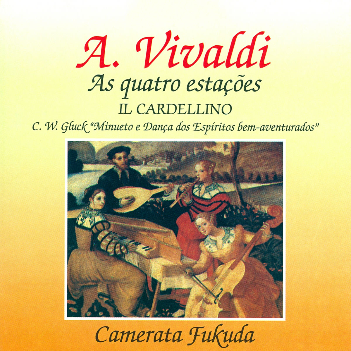 Album cover of Vivaldi: As Quatro Estações, Il Caderllino & Gluck: Minueto e Dança dos Espíritos Bem-Aventurados
