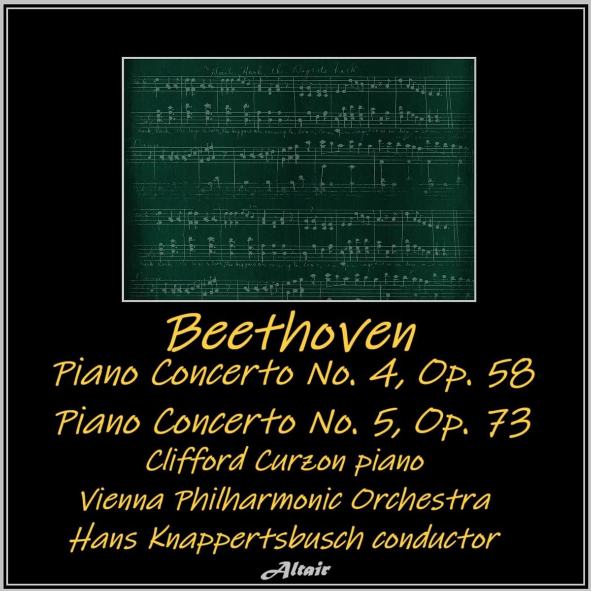 Album cover of Beethoven: Piano Concerto NO. 4, OP. 58 - Piano Concerto NO. 5, OP. 73