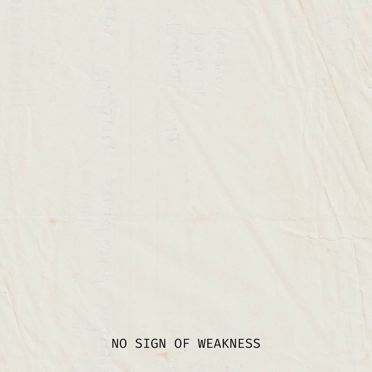 Album cover of NO SIGN OF WEAKNESS