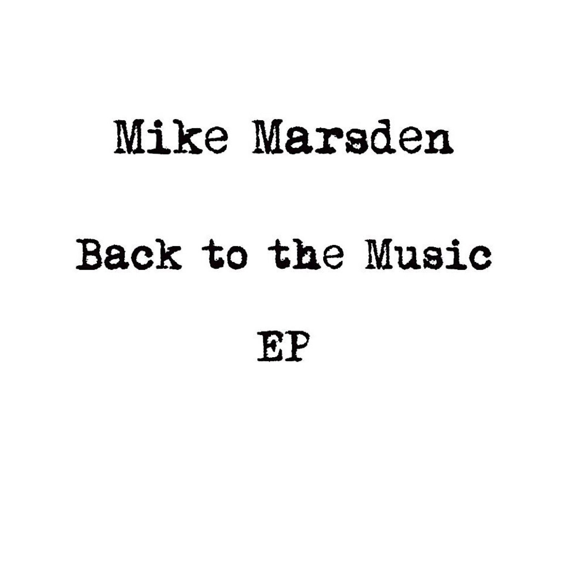 Album cover of Back to the Music