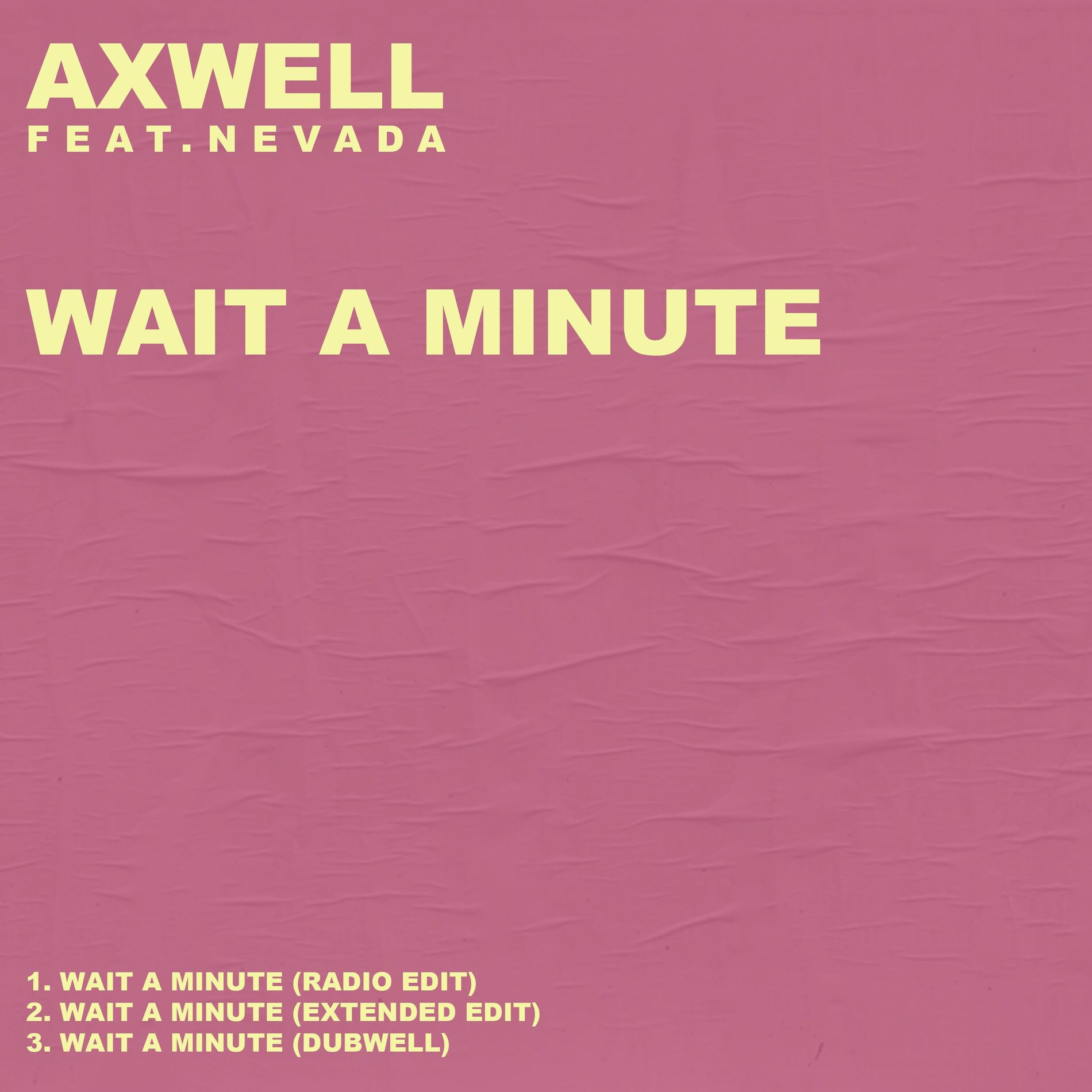 Album cover of Wait A Minute