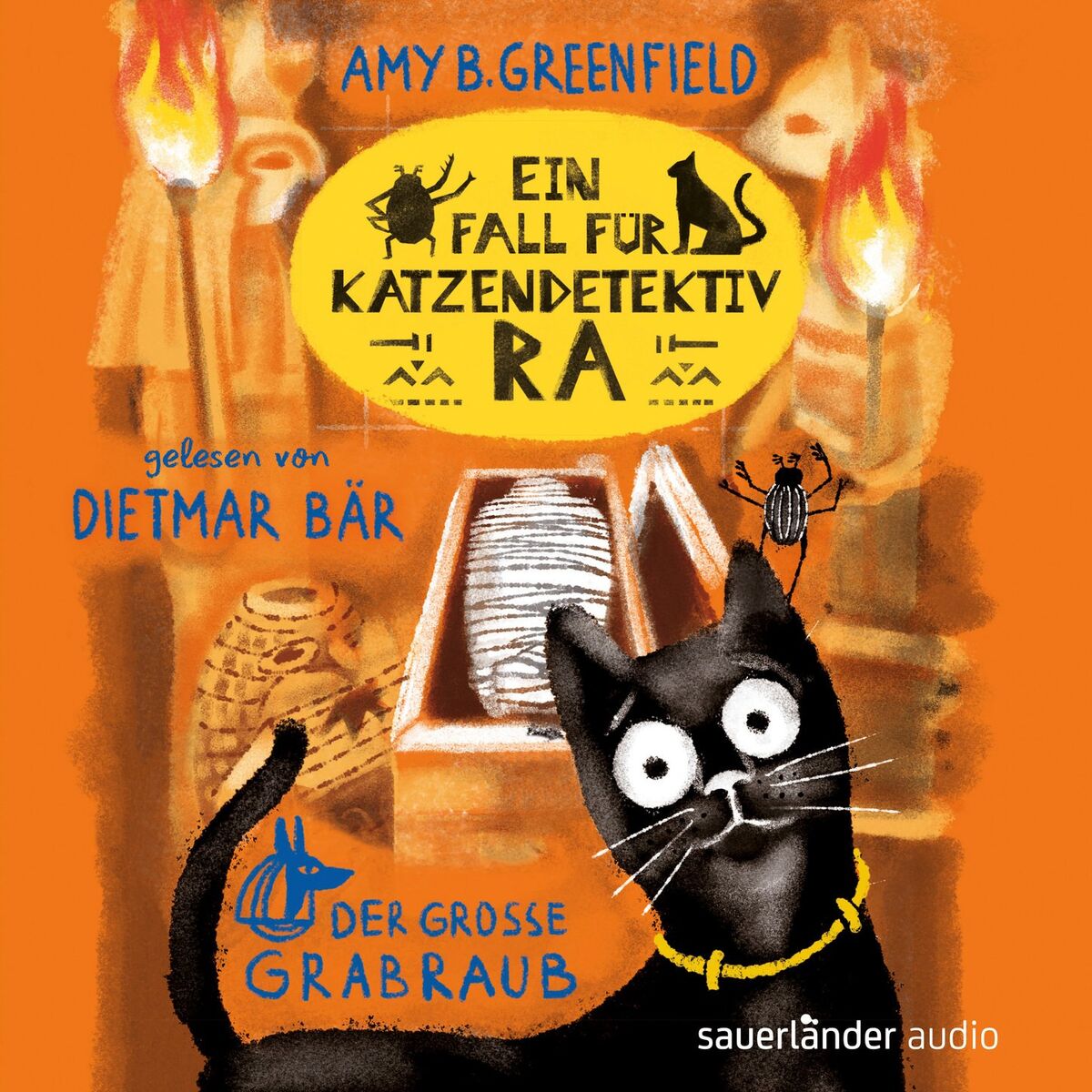 Album cover of Ein Fall für Katzendetektiv Ra - Der große Grabraub - Katzendetektiv Ra-Reihe, Band 2 (Ungekürzte Lesung)