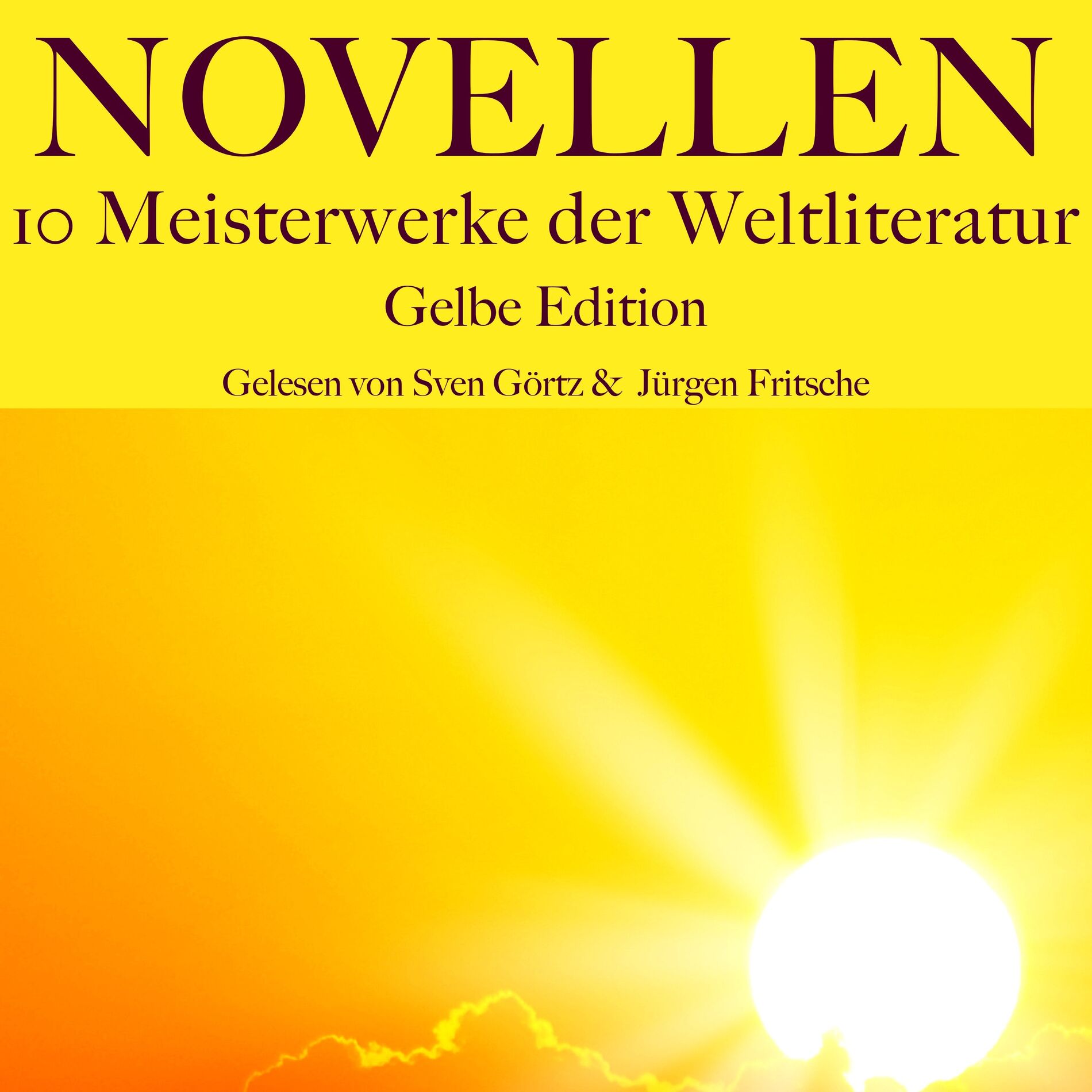 Album cover of Novellen: Zehn Meisterwerke der Weltliteratur (Gelbe Edition)