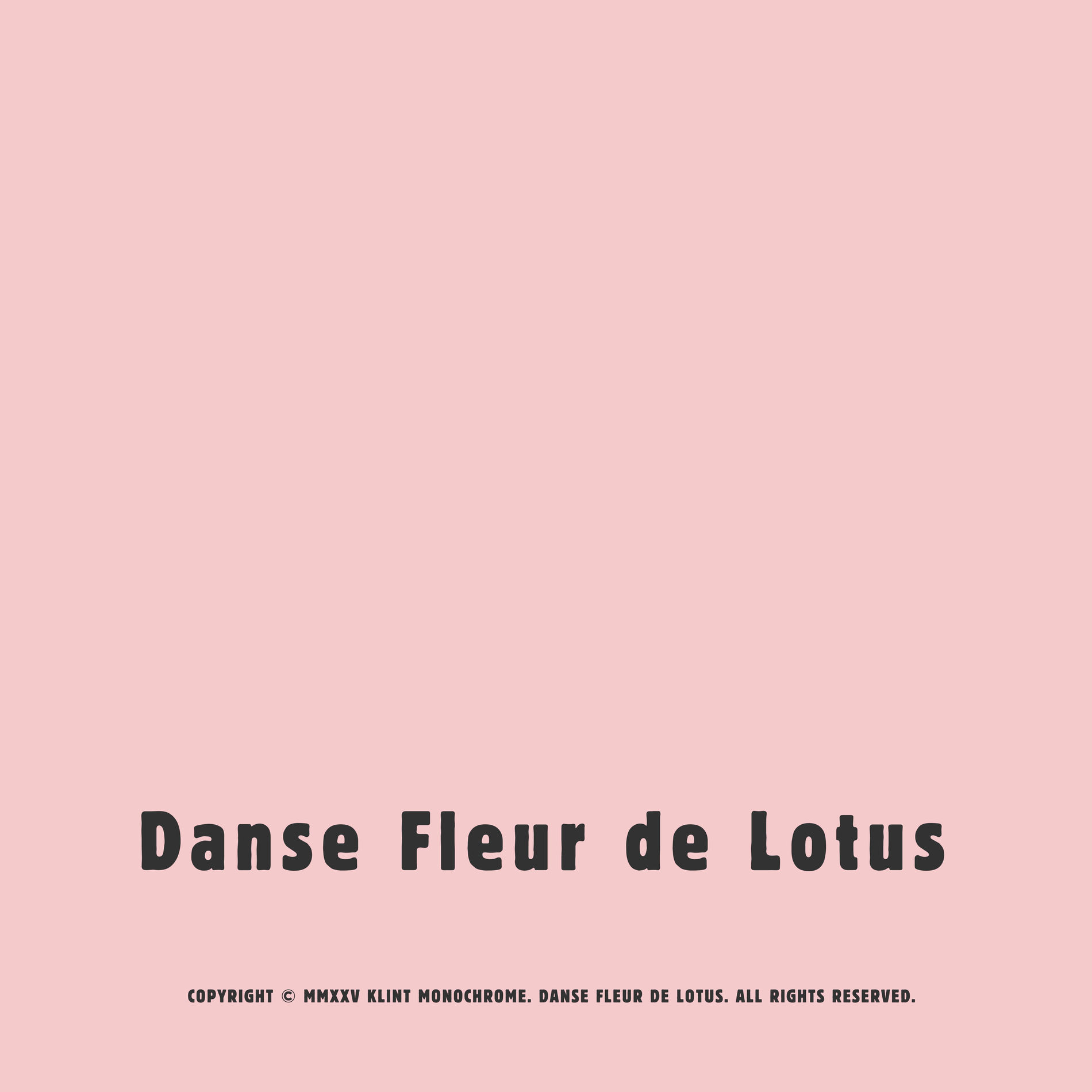 Album cover of Danse Fleur de Lotus