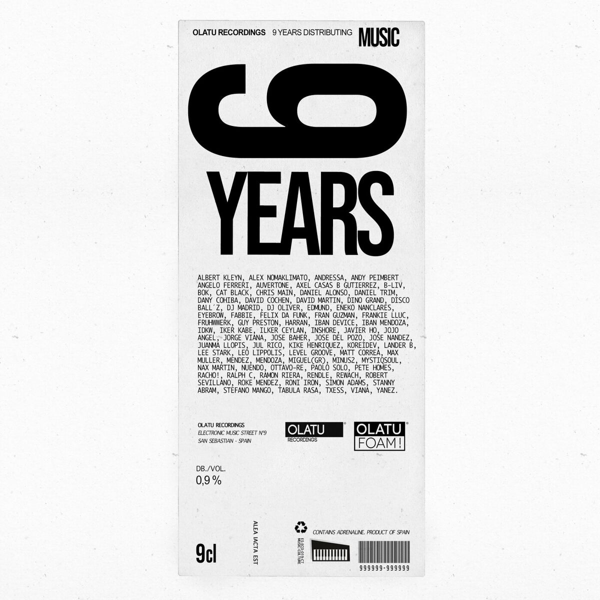 Album cover of Olatu Recordings 9 Years White Series