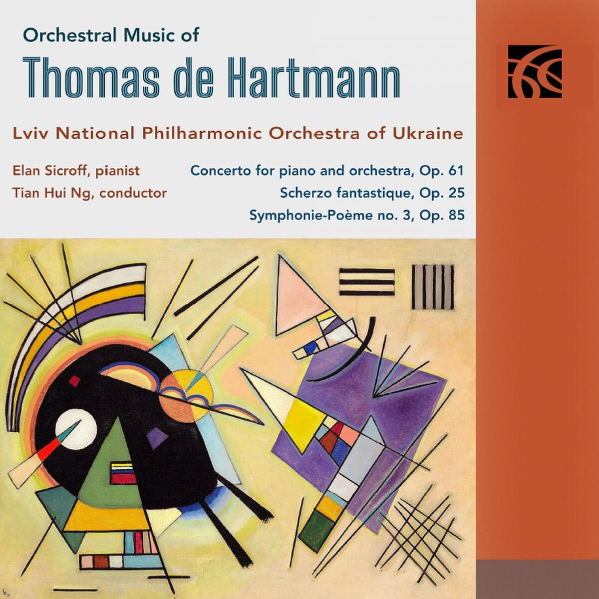 Album cover of Orchestral Music of Thomas De Hartmann