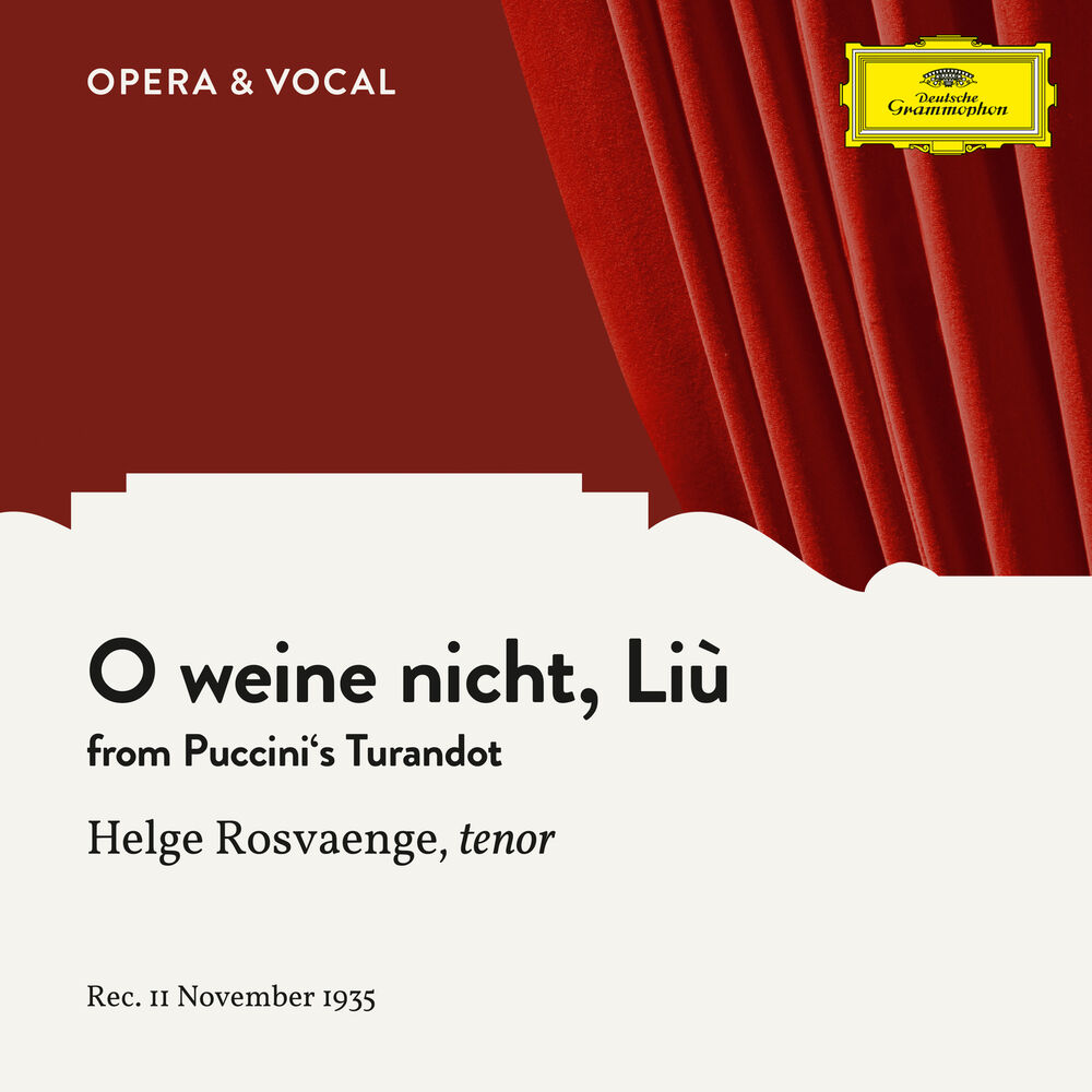 Picture of Puccini: Turandot: O weine nicht, Liù (Sung in German)