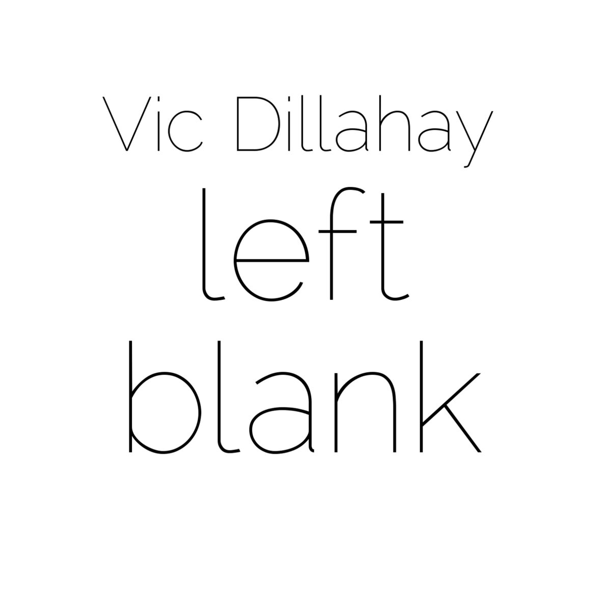 Album cover of Left Blank