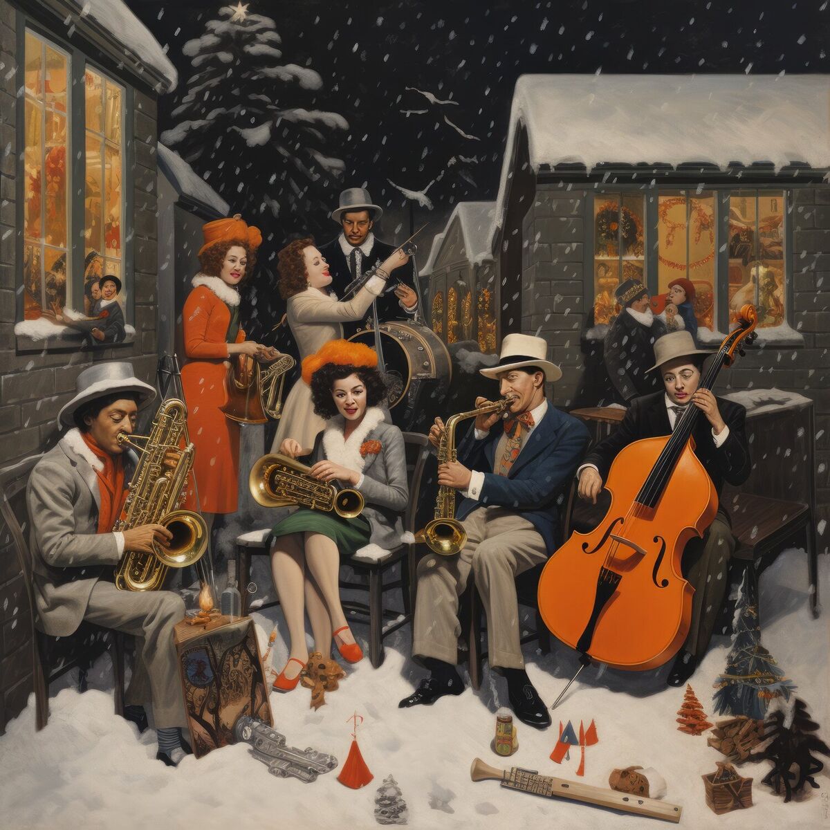 Album cover of Unbeatable Christmas Jazz Harmony