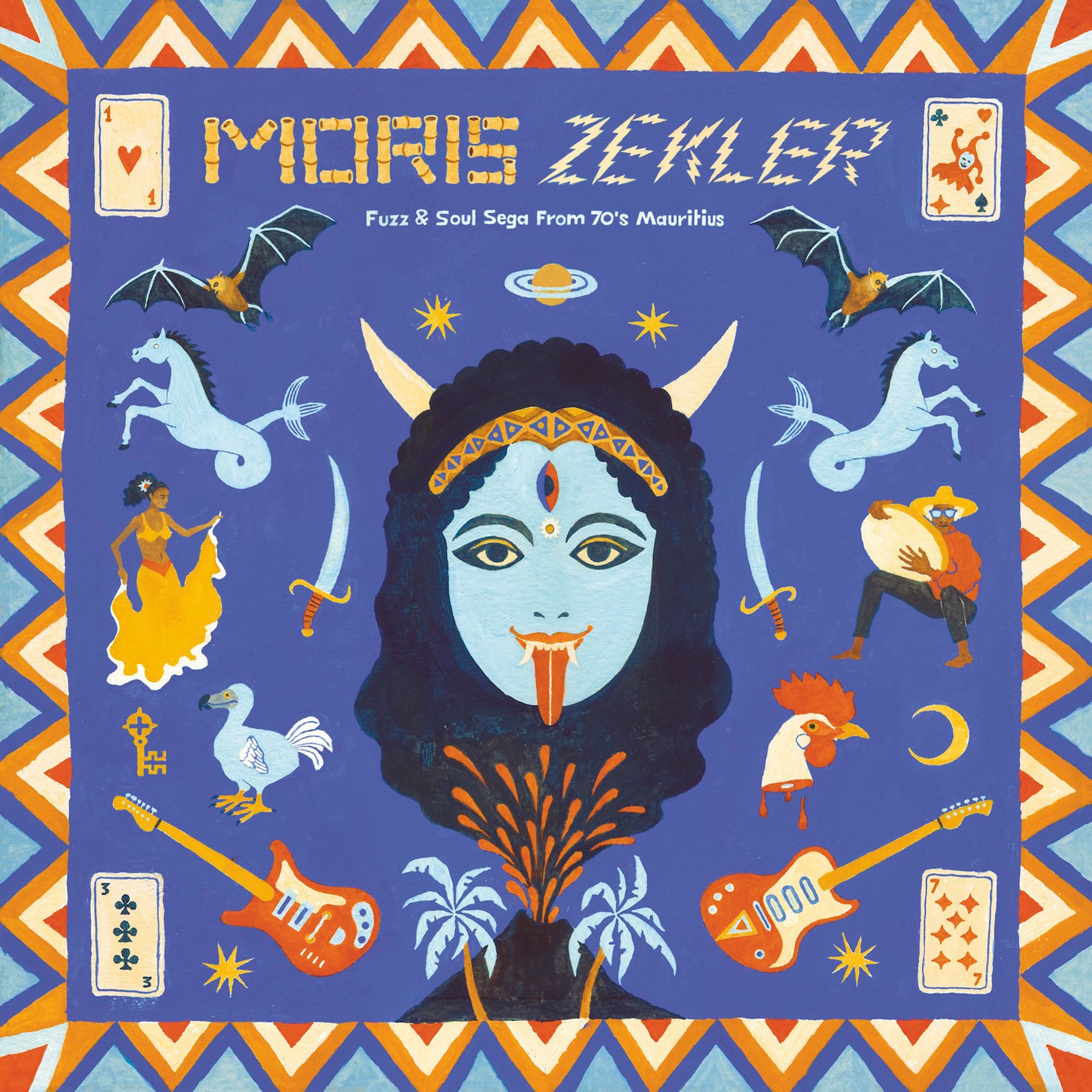 Album cover of Moris Zekler: Fuzz & Soul Sega from 70's Mauritius