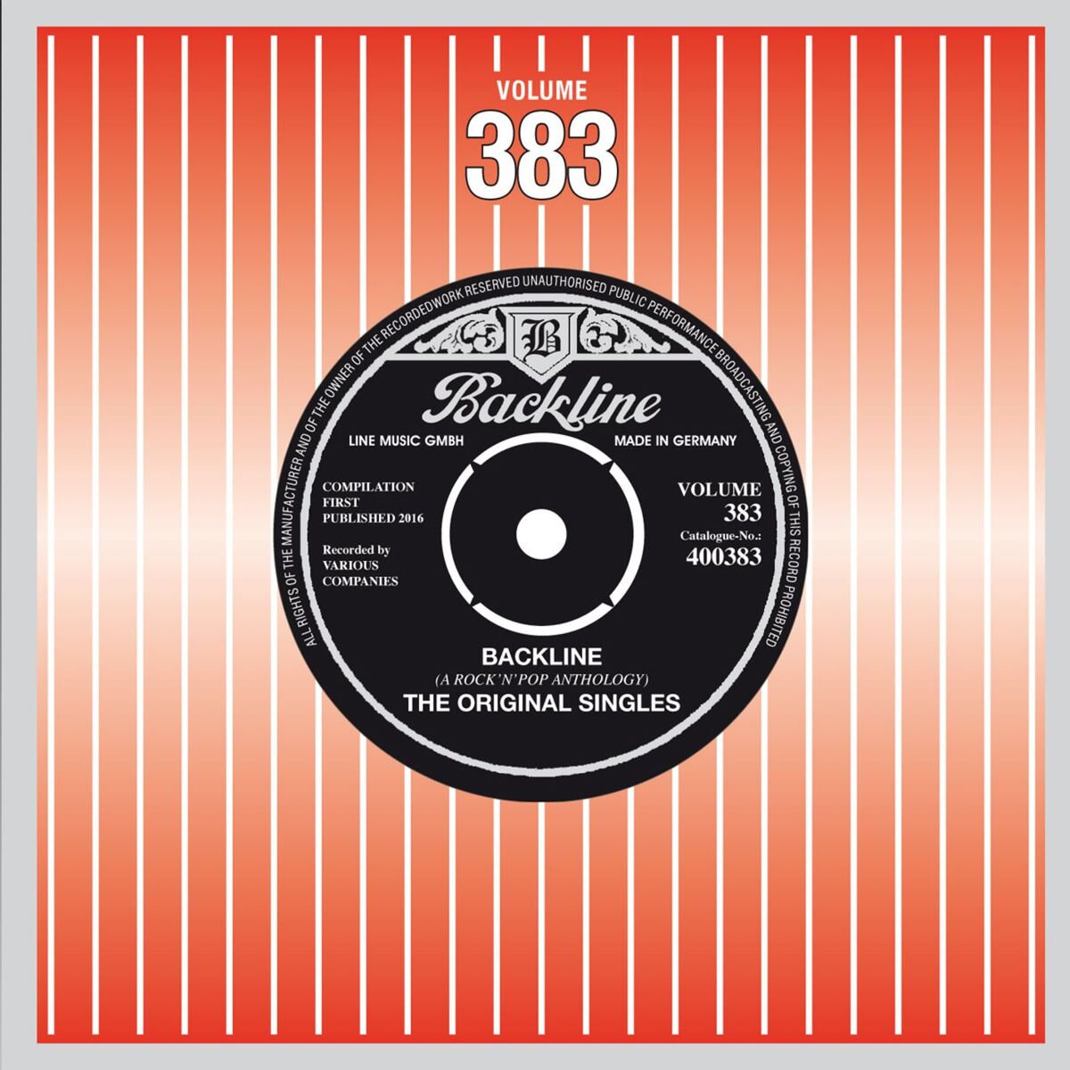 Album cover of Backline, Vol. 383