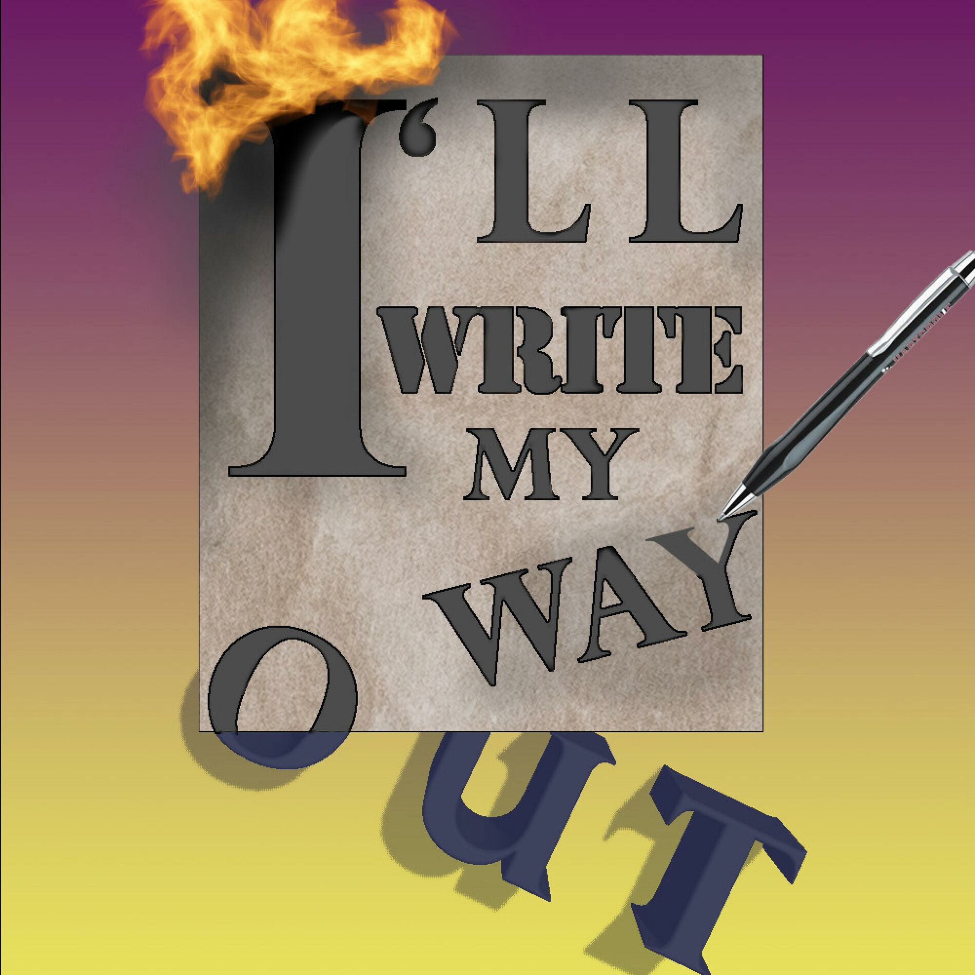 Album cover of I'll write my way out (feat. Massimo)
