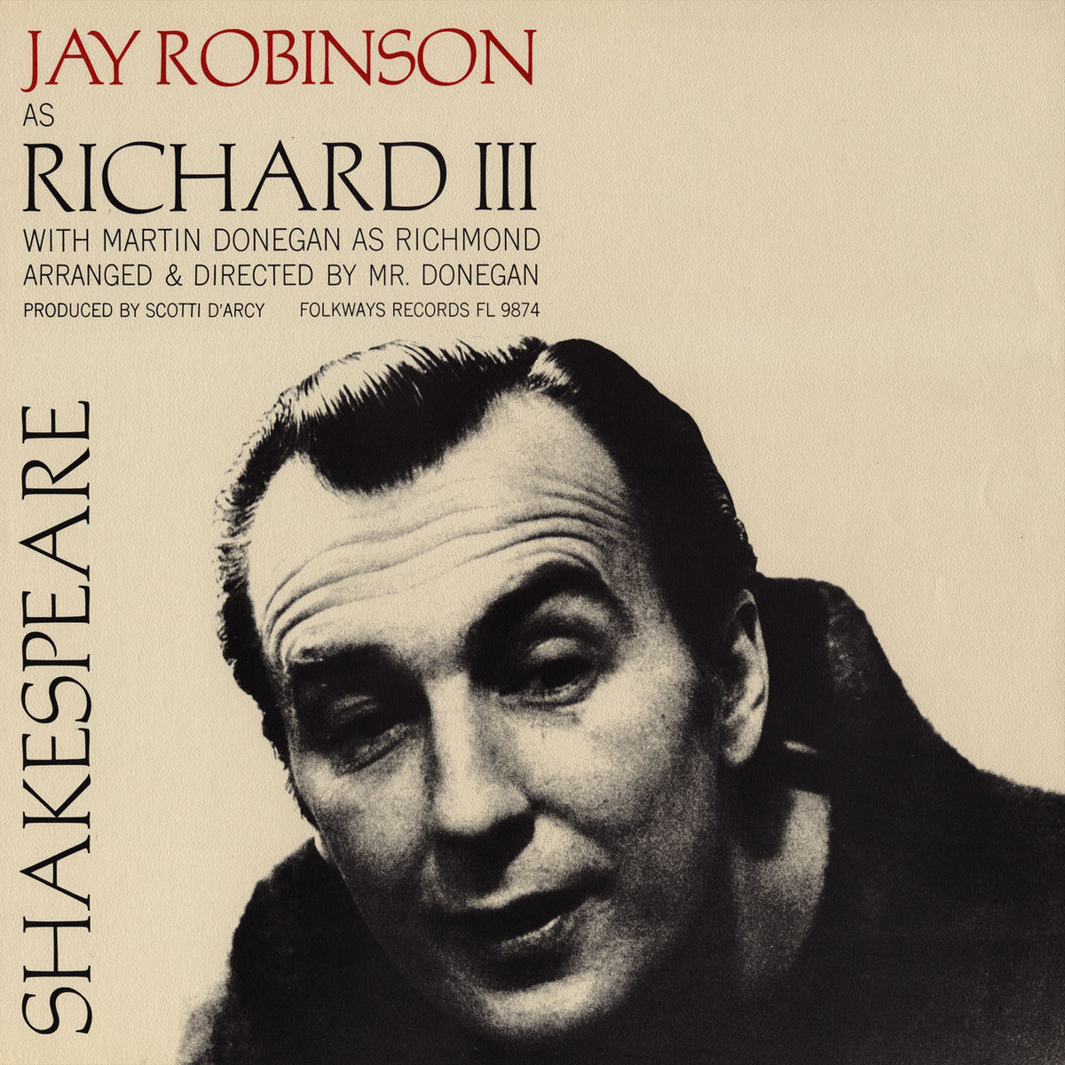 Album cover of Richard III by William Shakespeare