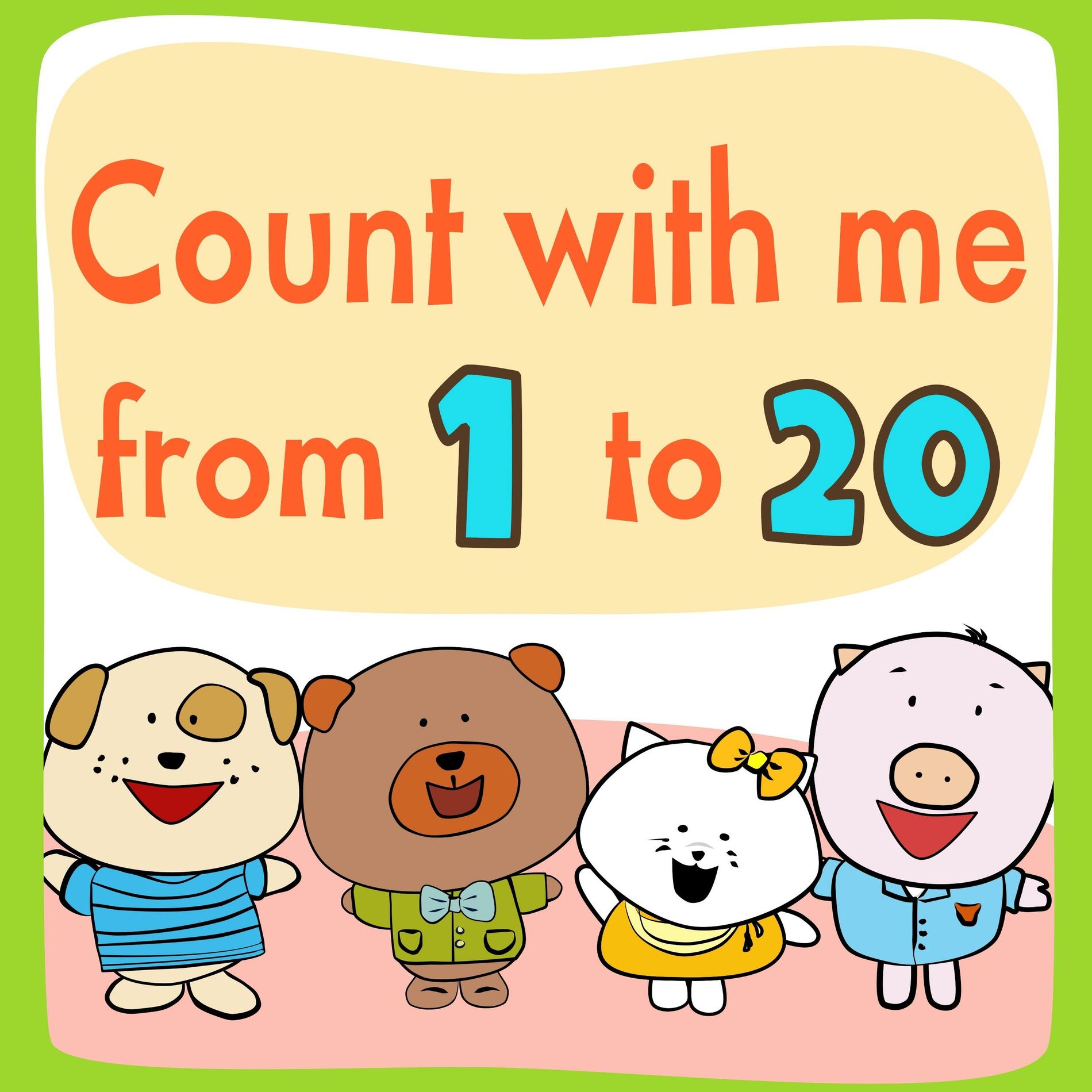 Album cover of Numbers 1-20 Song