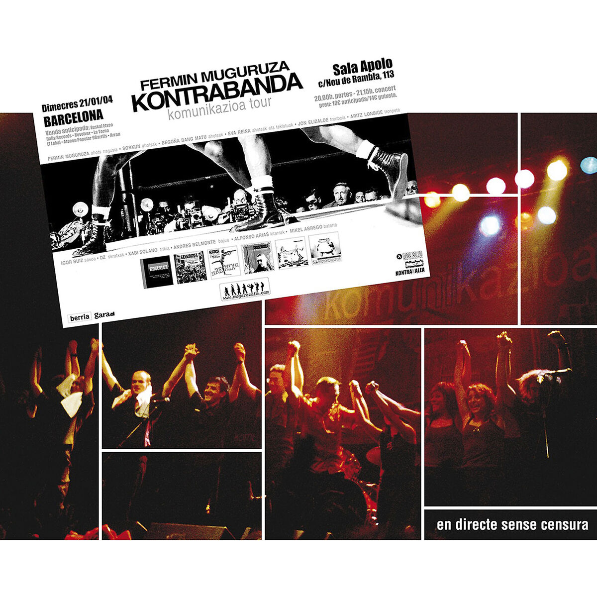 Album cover of Kontrabanda Komunikazioa Tour