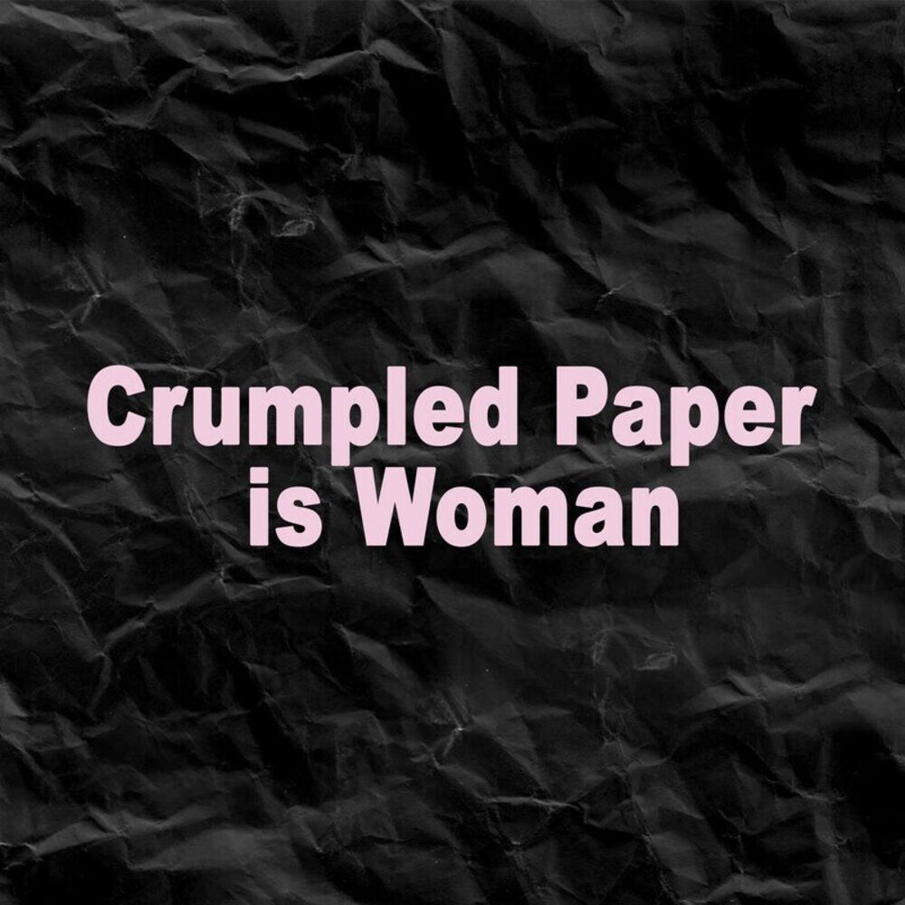 Picture of Crumpled Paper is Woman