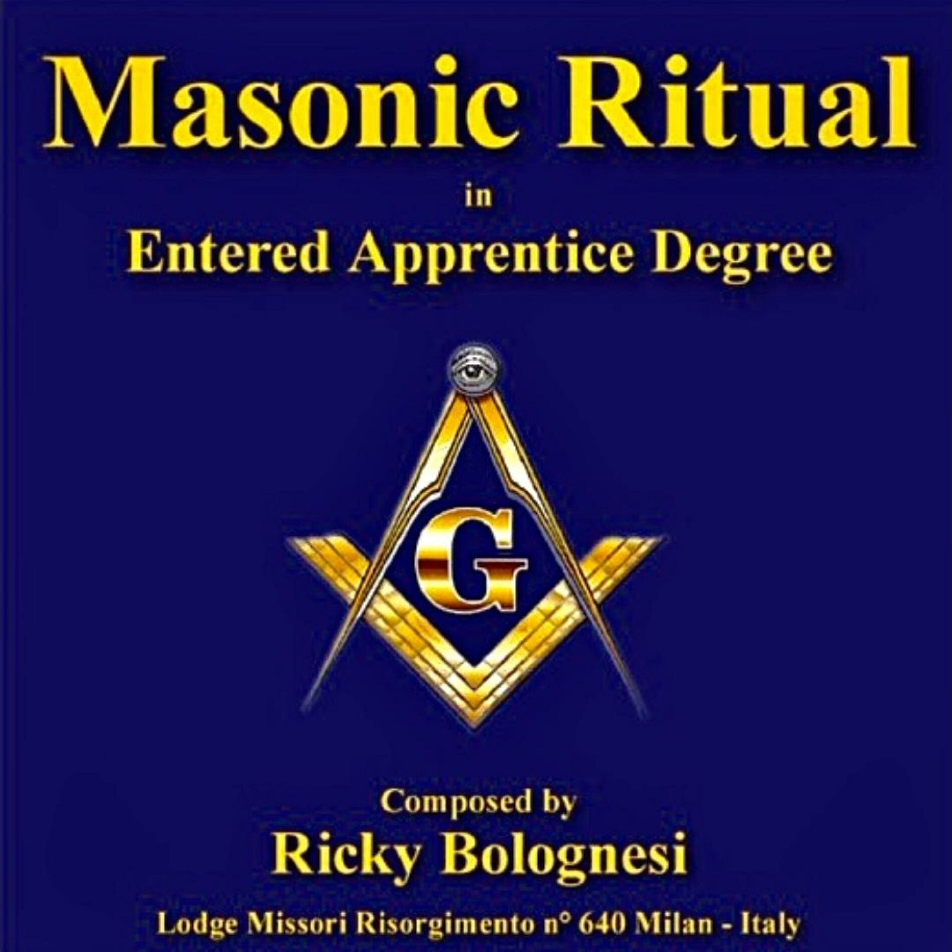 Album cover of Masonic Ritual in Entered Apprentice Degree