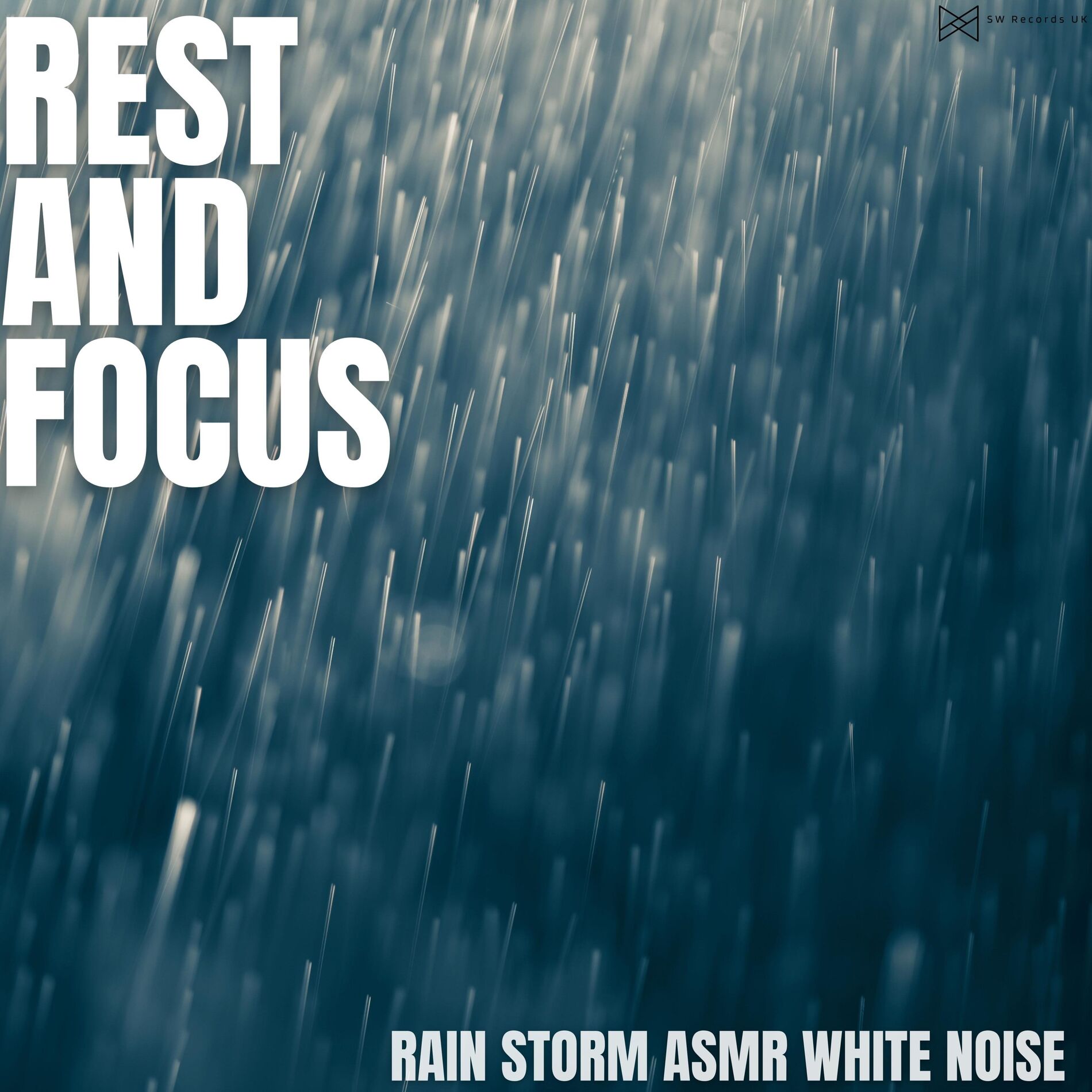 Album cover of Rain Storm ASMR White Noise