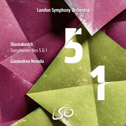 Cover of Shostakovich: Symphonies Nos. 5 & 1