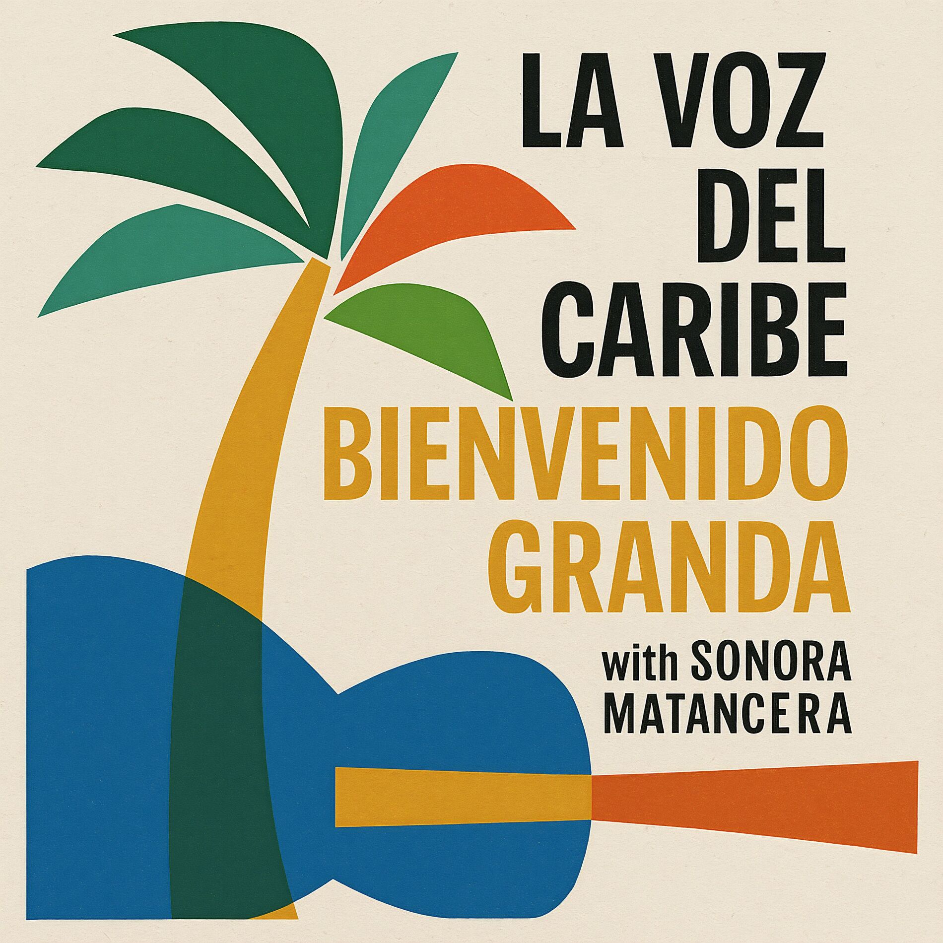 Album cover of La Voz Del Caribe - Bienvenido Granda with Sonora Matancera