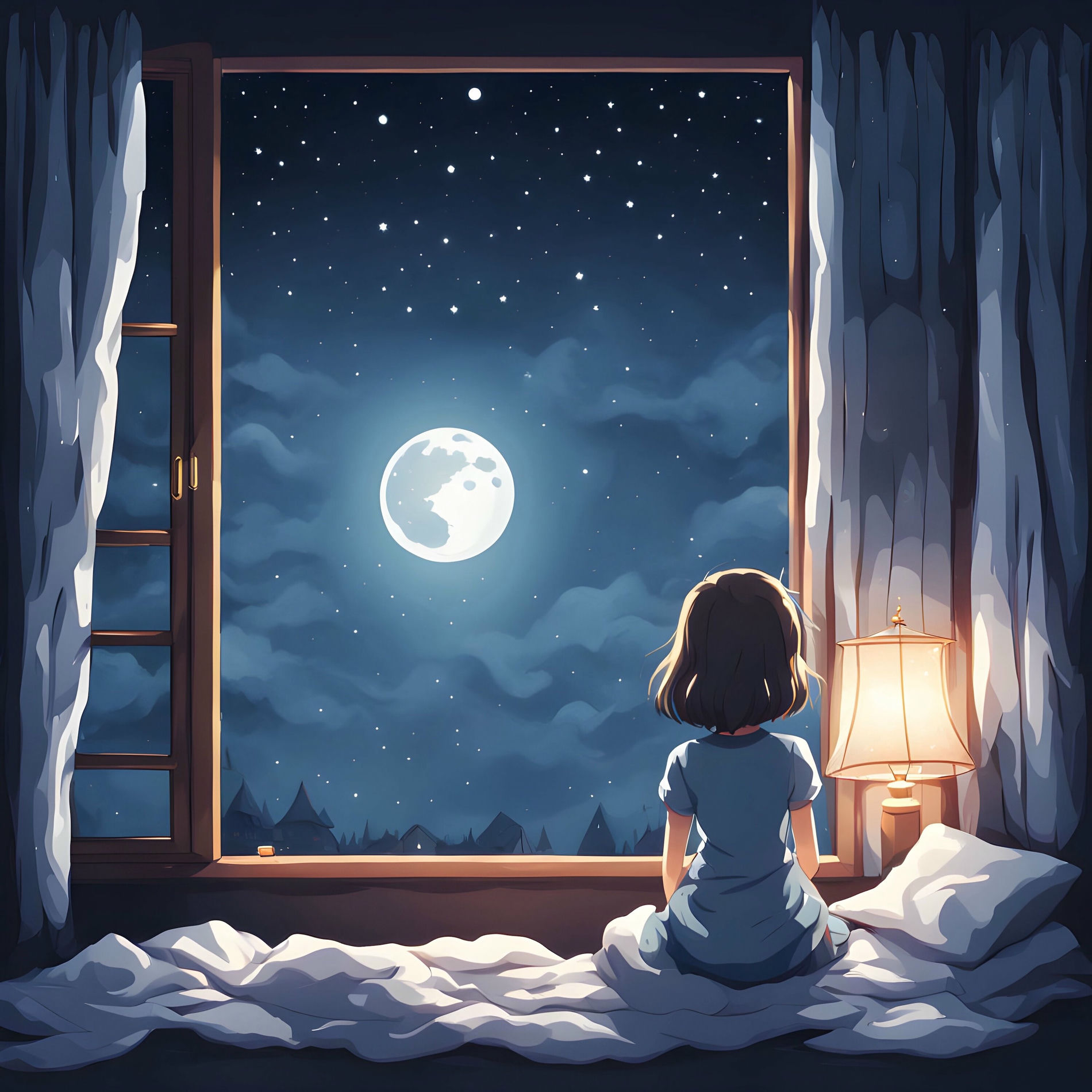 Album cover of Clair De Lune (sleepy lofi)