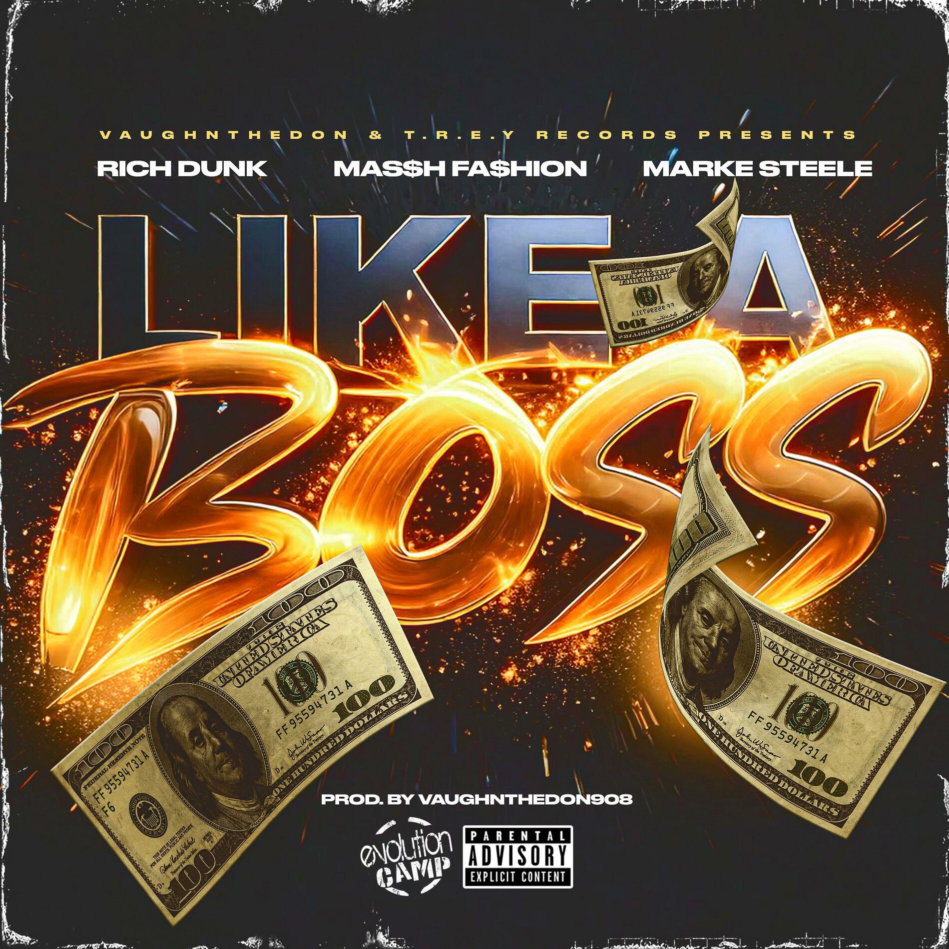 Album cover of Like a Boss (feat. Rich Dunk, Ma$h Fashion & Markee Steele)