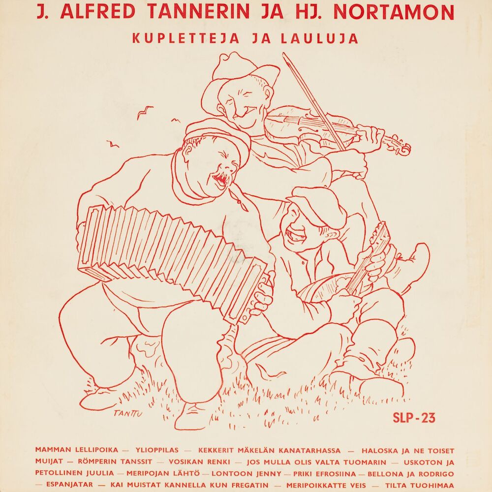 Picture of J. Alfred Tannerin ja H.J. Nortamon kupletteja ja lauluja