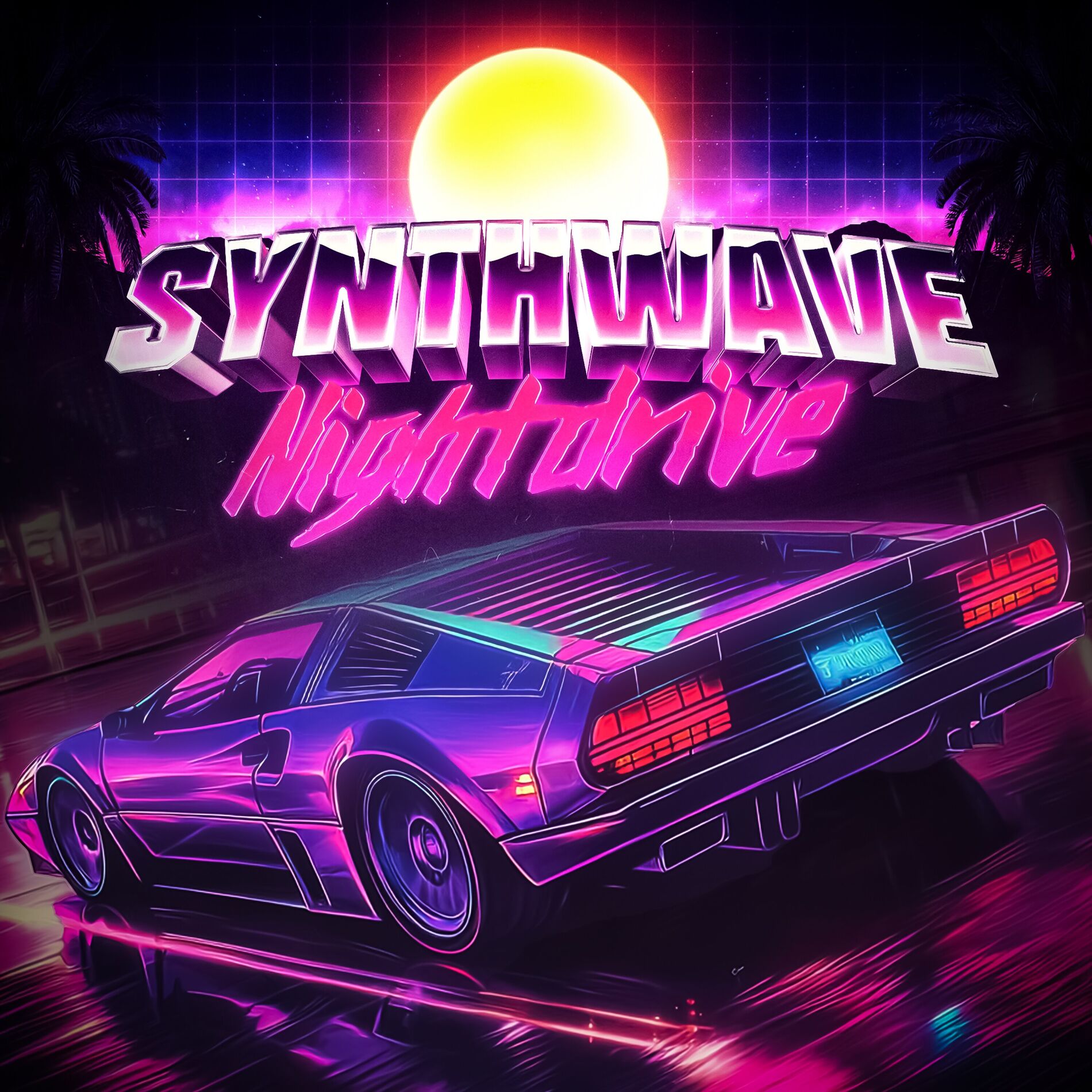Album cover of Synthwave Nightdrive