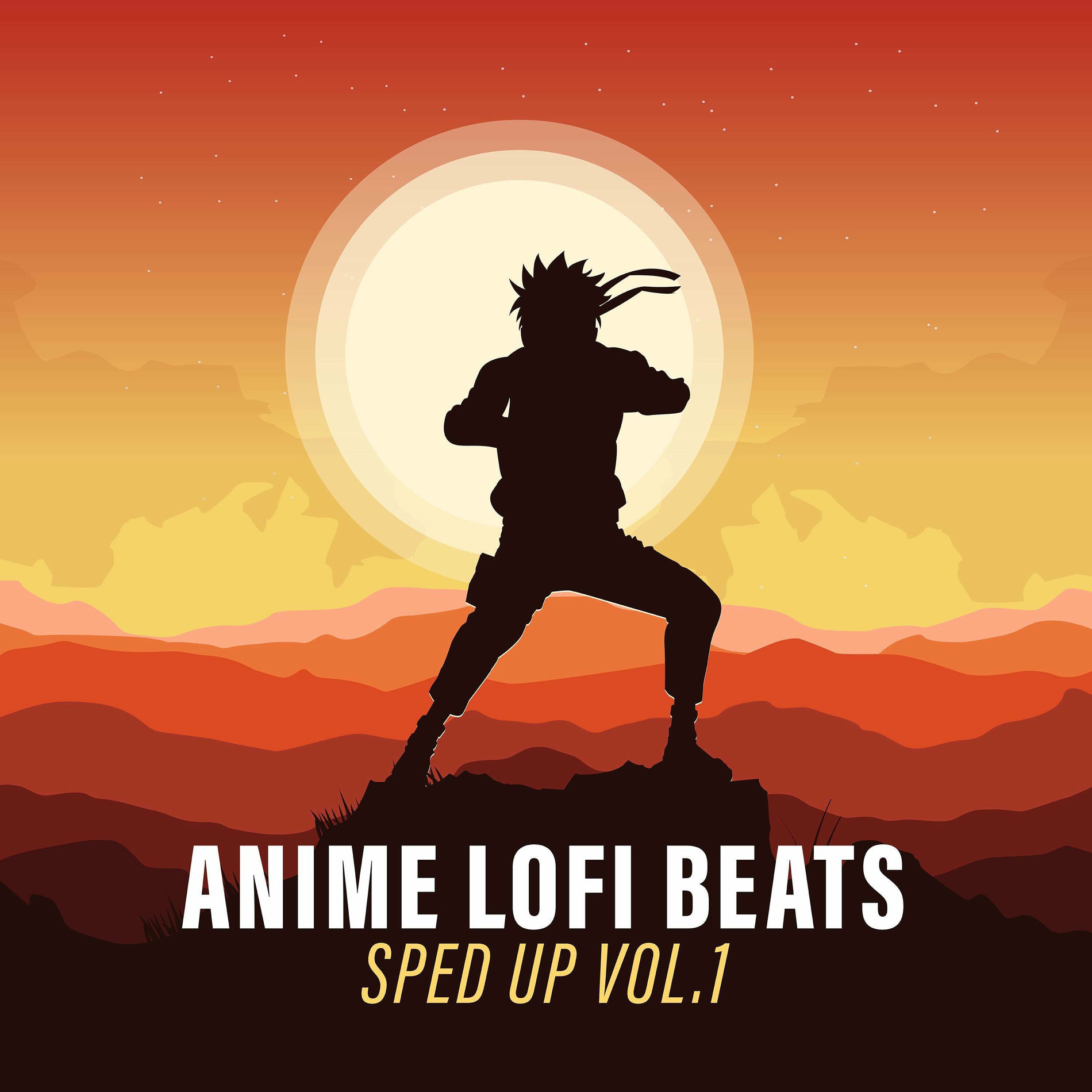 Album cover of Anime Lofi Beats - Sped Up Vol.1