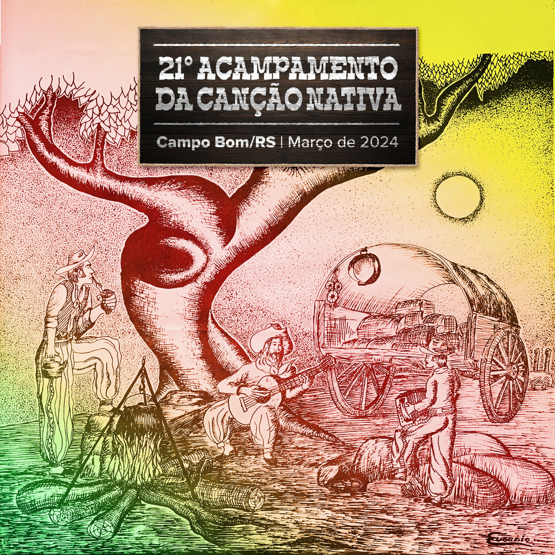 Album cover of 21° Acampamento da Canção Nativa