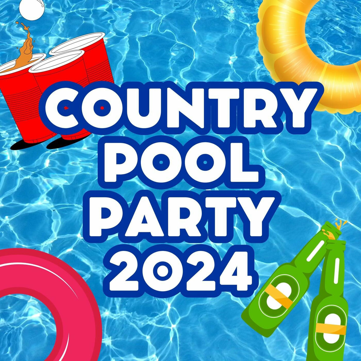 Album cover of country pool party 2024