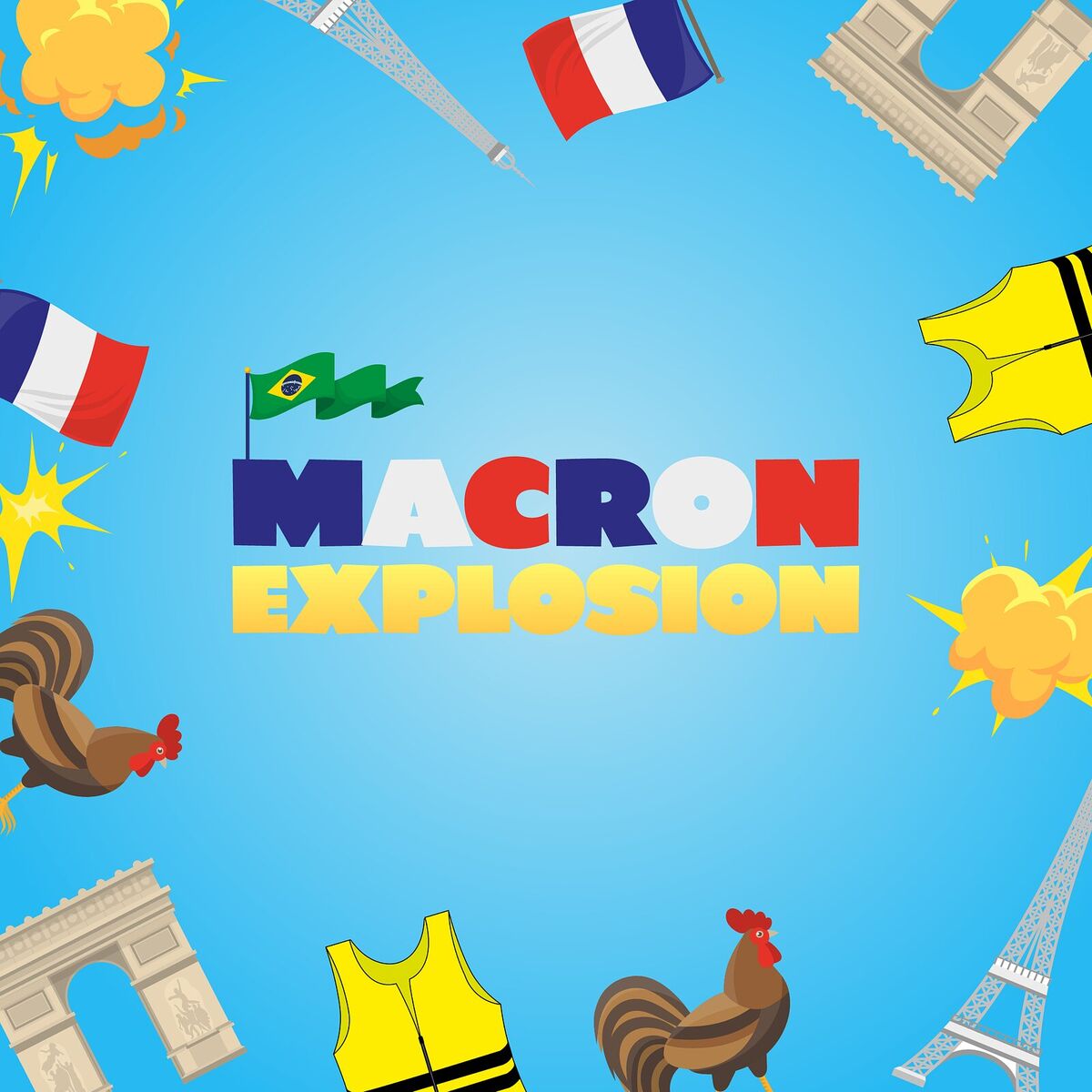 Album cover of Macron ! Explosion !