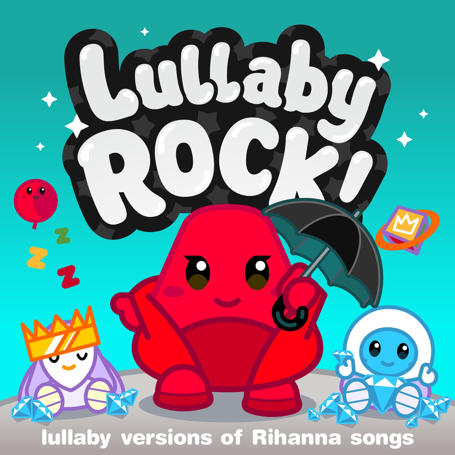Album cover of Lullaby Versions of Rihanna Songs