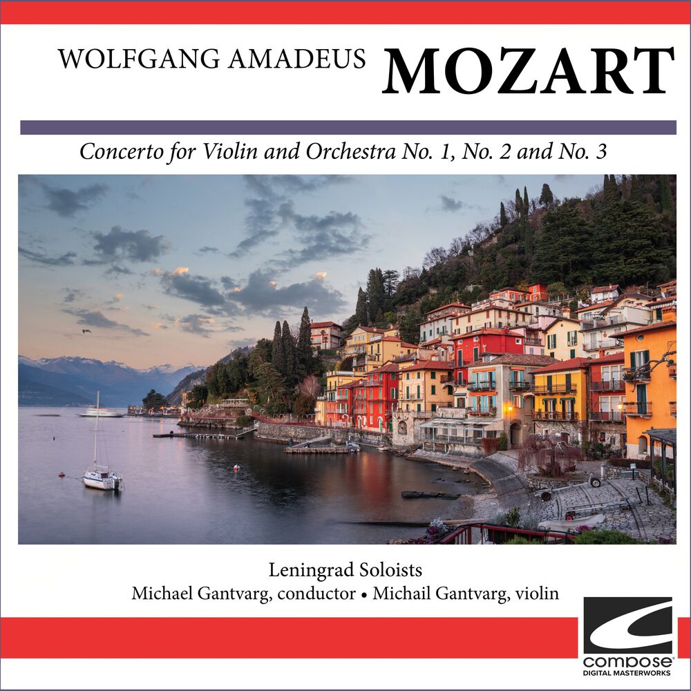 Picture of Wolfgang Amadeus Mozart - Concerto for Violin and Orchestra No. 1, No. 2 and No. 3