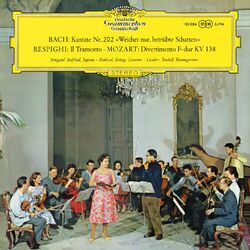Cover of J.S. Bach: Cantata BWV 202; Respighi: Il tramonto; Mozart: Divertimento K. 138, Così fan tutte (arias)