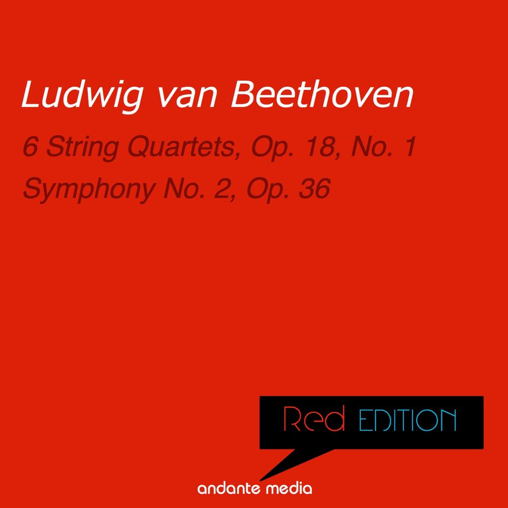 Picture of Red Edition - Beethoven: 6 String Quartets, Op. 18, No. 1 & Symphony No. 2, Op. 36