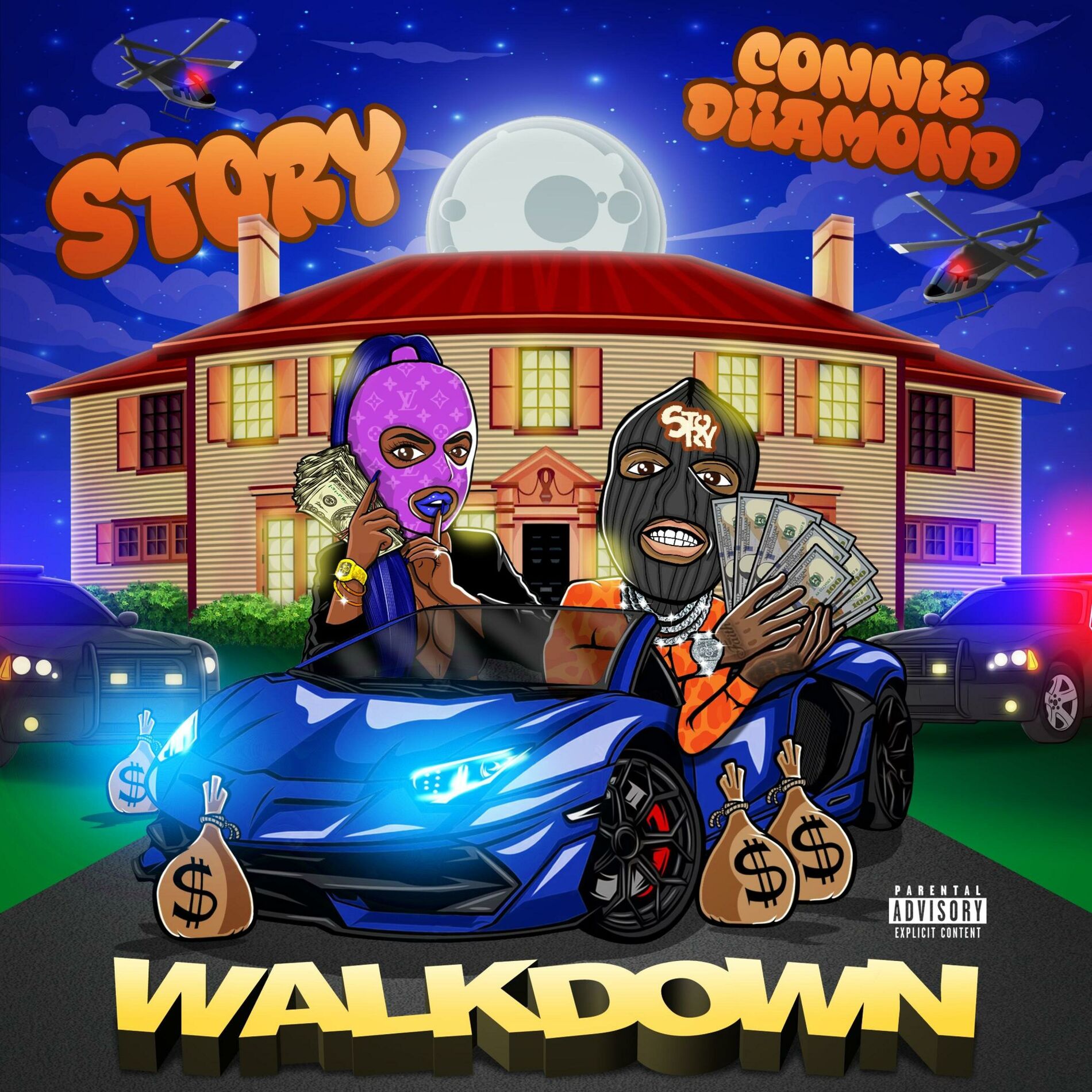 Album cover of WALK DOWN (feat. Connie Diiamond)