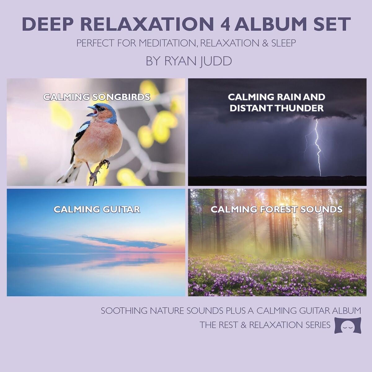 Album cover of Deep Relaxation 4 Album Set: Perfect for Meditation, Relaxation and Sleep
