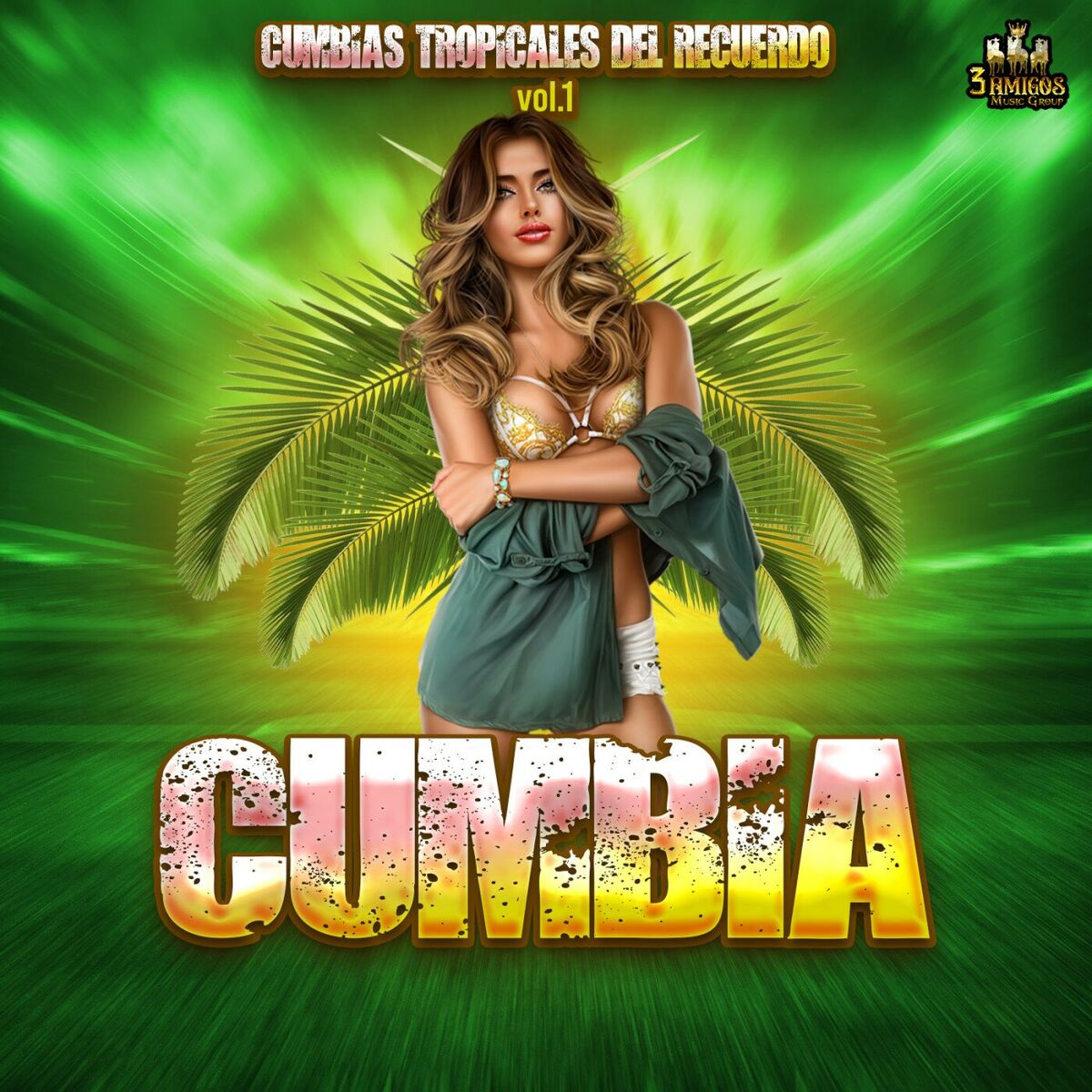 Album cover of Cumbias Tropicales Del Recuerdo Vol. 1