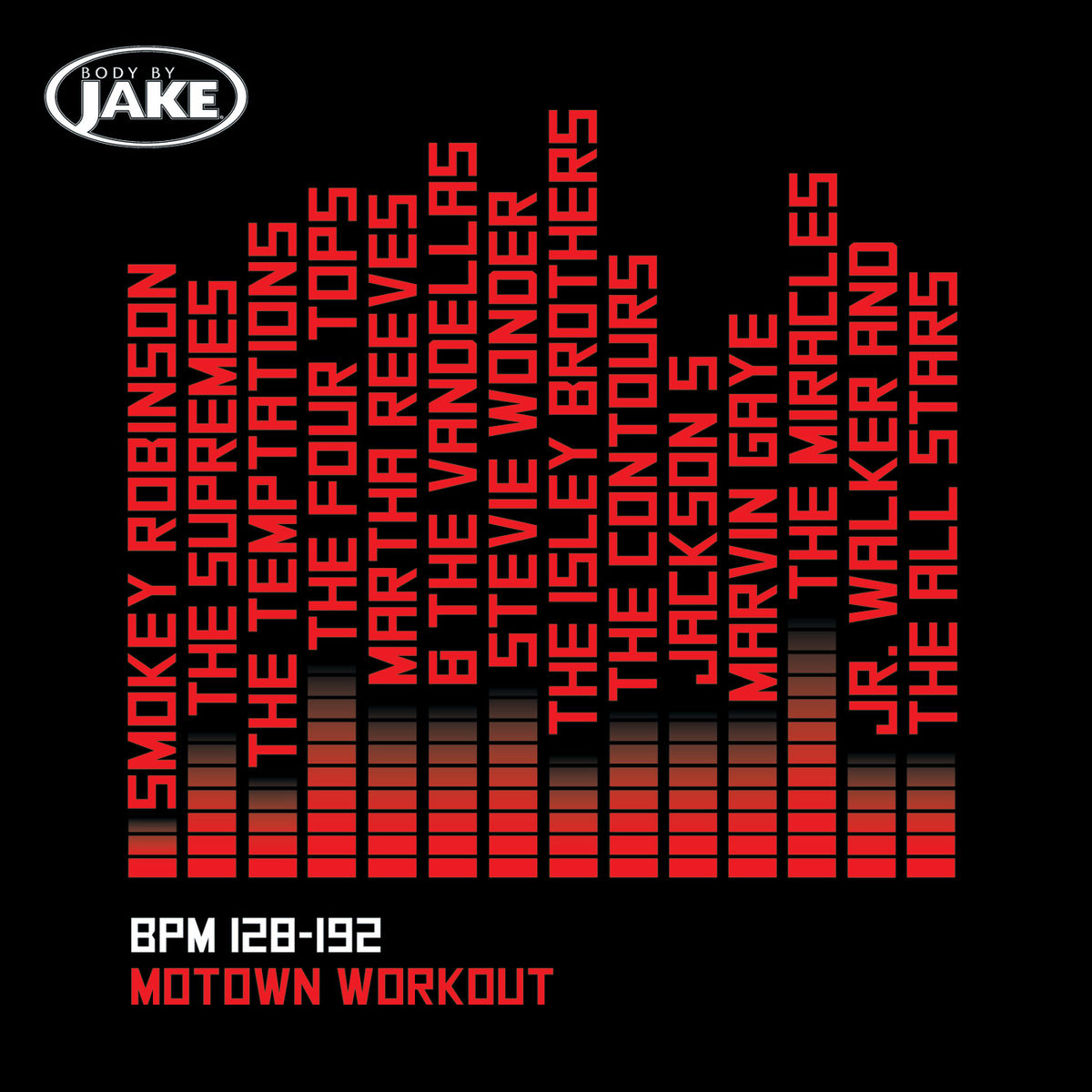 Album picture of Body By Jake: Motown Workout (BPM 128-192)