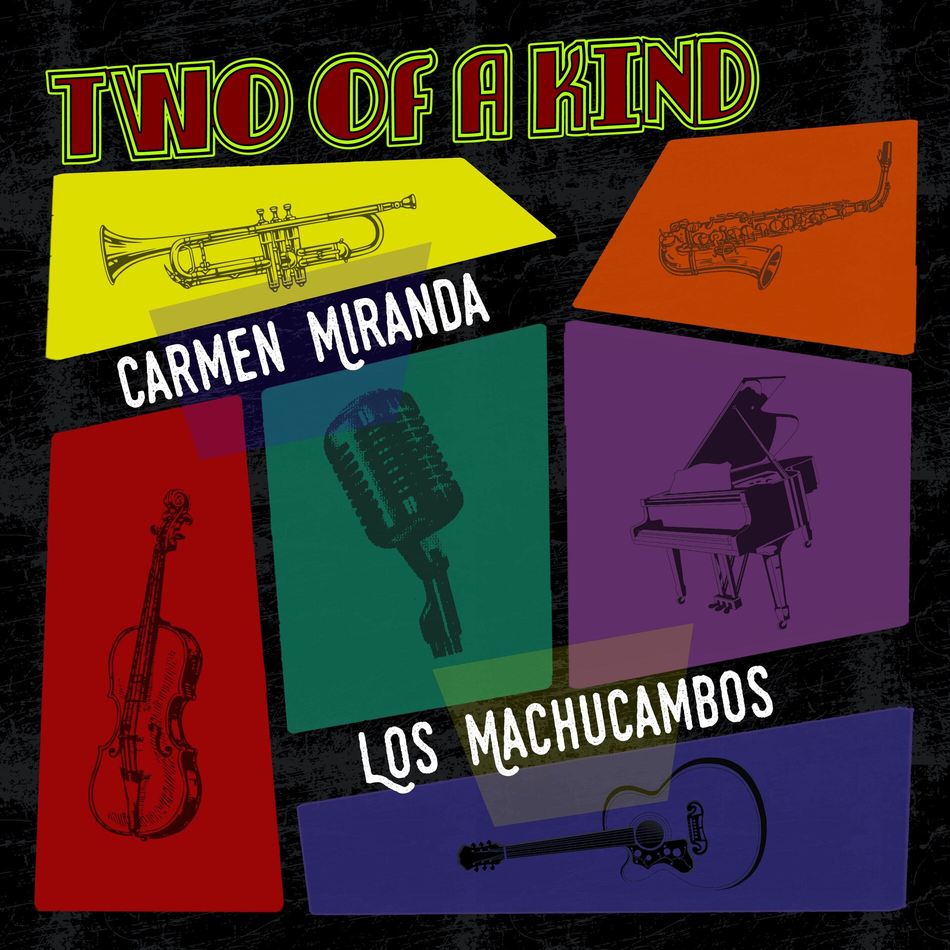 Album cover of Two of a Kind: Carmen Miranda & Los Machucambos