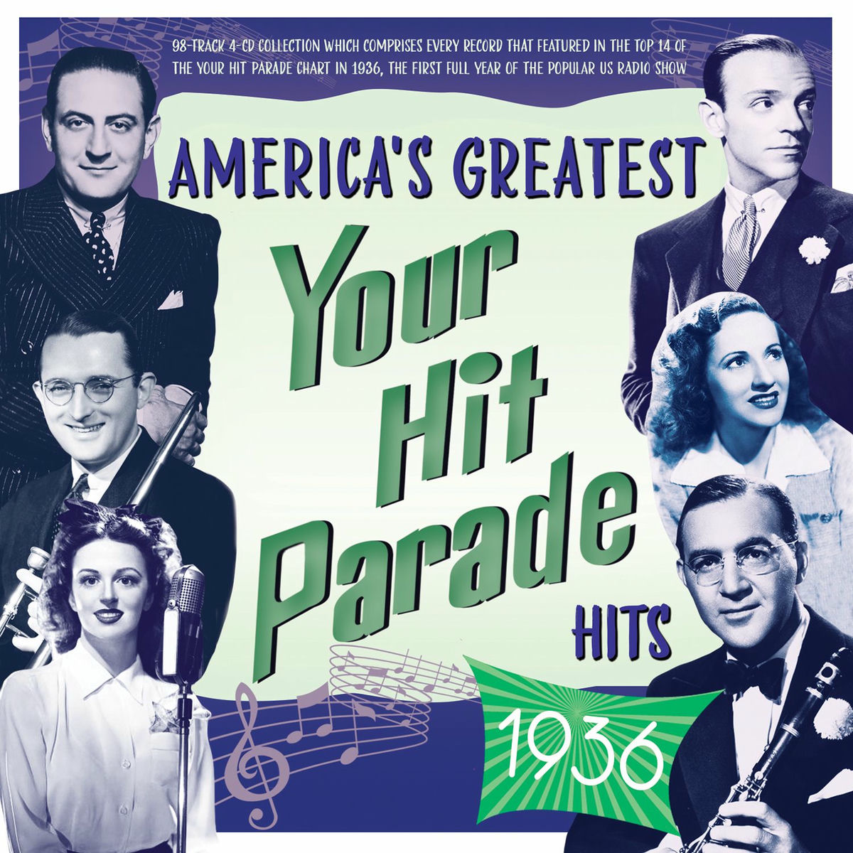 Album cover of America's Greatest Your Hit Parade Hits 1936