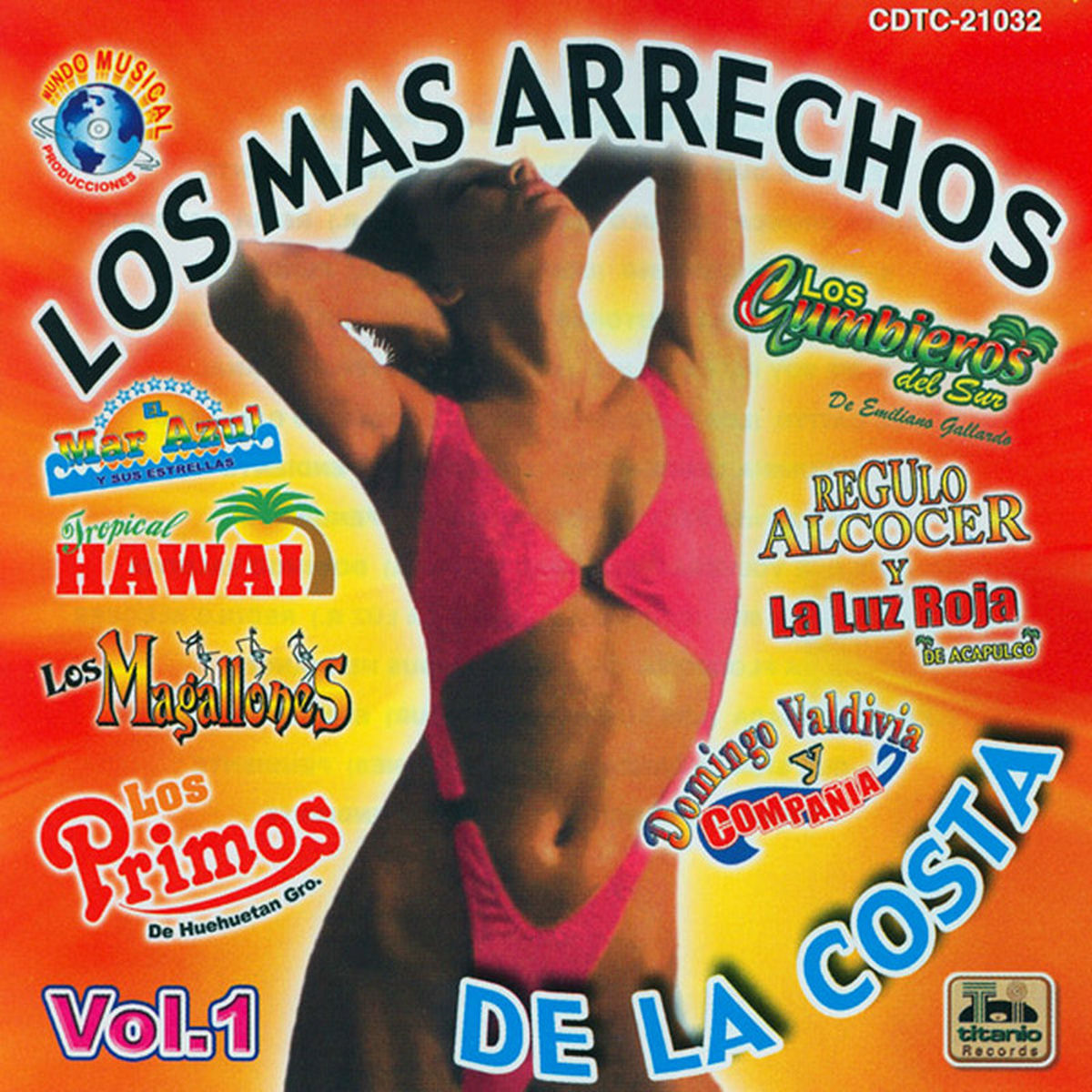 Album cover of Los Mas Arrechos De La Costa Vol.1