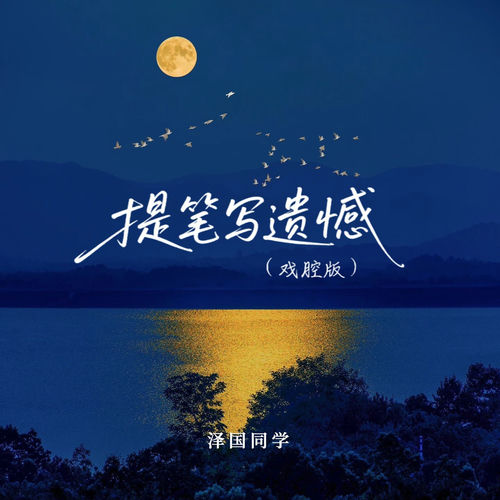 提笔写遗憾 (戏腔版)