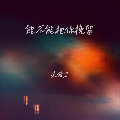 能不能把你挽留 (男版)