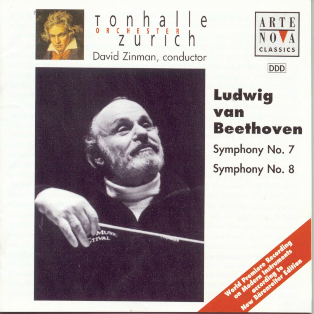 Album cover of Beethoven: Symphony No.7 & 8