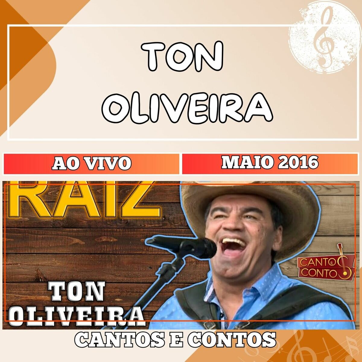 Album cover of AO VIVO NO CANTOS E CONTOS MAIO 2016