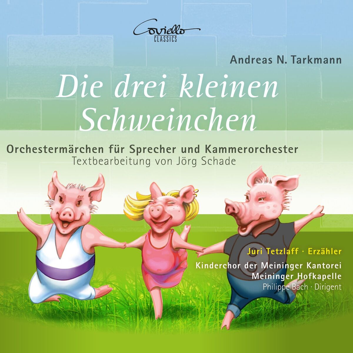 Album cover of Andreas N. Tarkmann: Die drei kleinen Schweinchen und König Karotte (Ein Orchestermärchen für Sprecher und Kammerorchester)