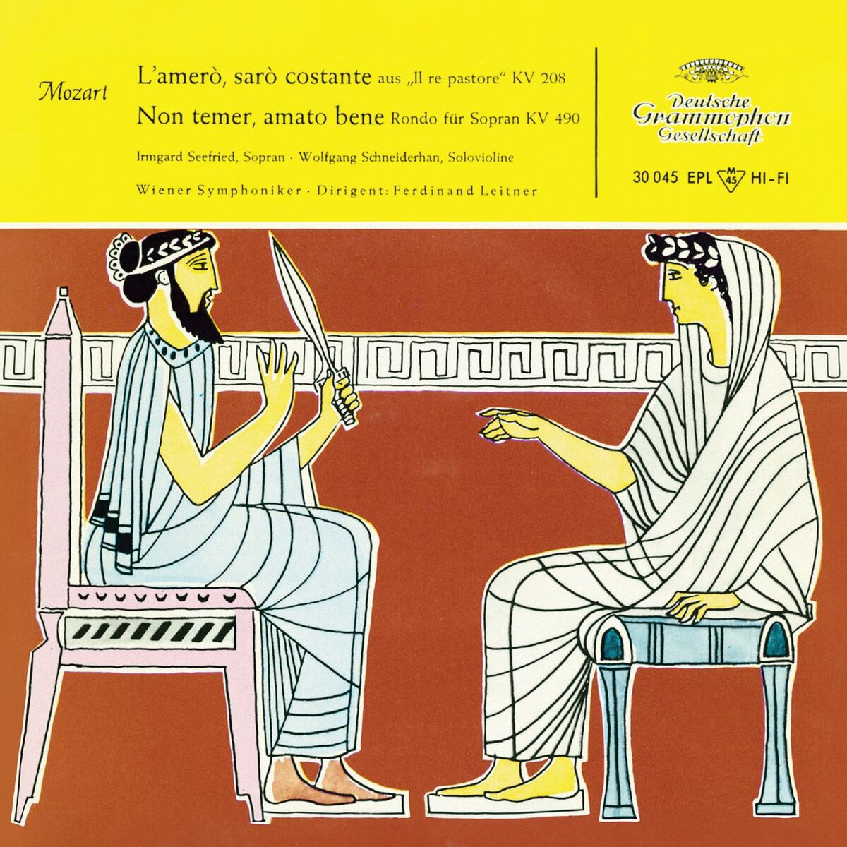Album cover of Irmgard Seefried sings Mozart