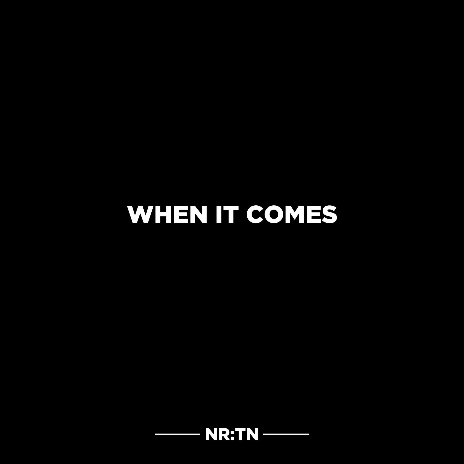 Album cover of When It Comes